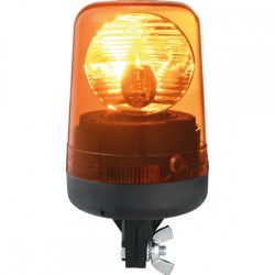 Girofar Inalt Rotativ 12/24V cu prindere din POLE - Cap de bara - Bec auto H1